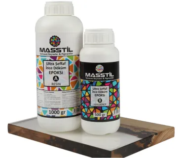 Masstil İnce Döküm Şeffaf Epoksi